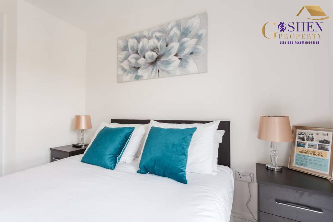 Goshen Serviced Accommodation Apartments 25 Deanery Court - Bedroom 1